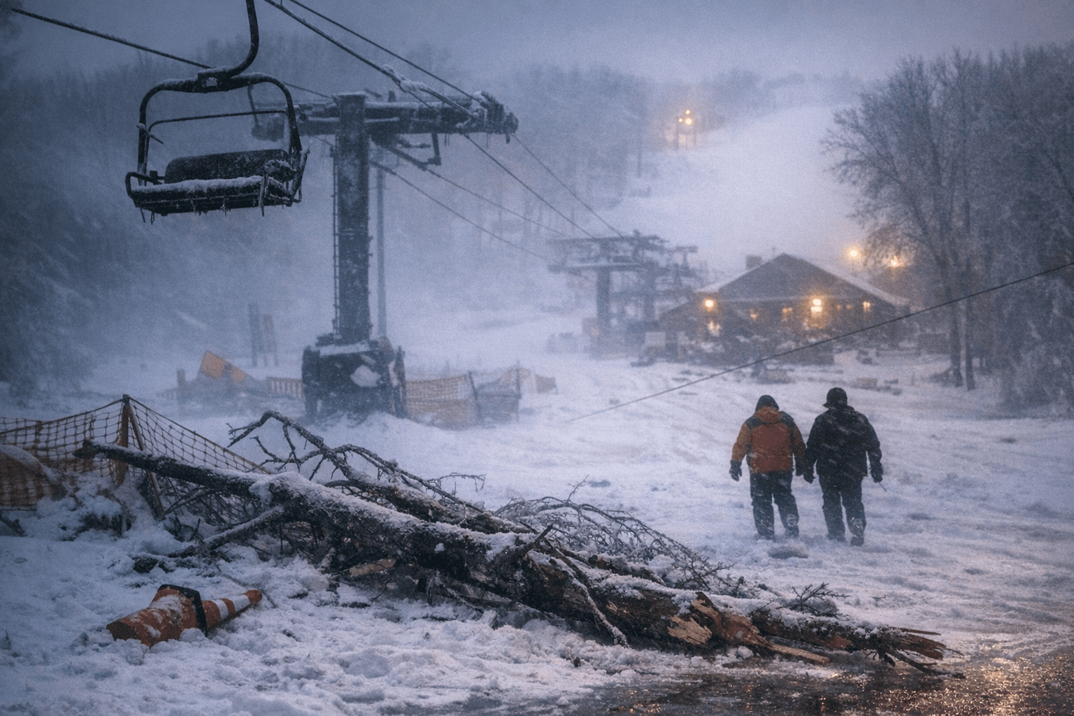 Severe Weather Forces Mt. Holiday Closure, Reopening Conditional Tomorrow