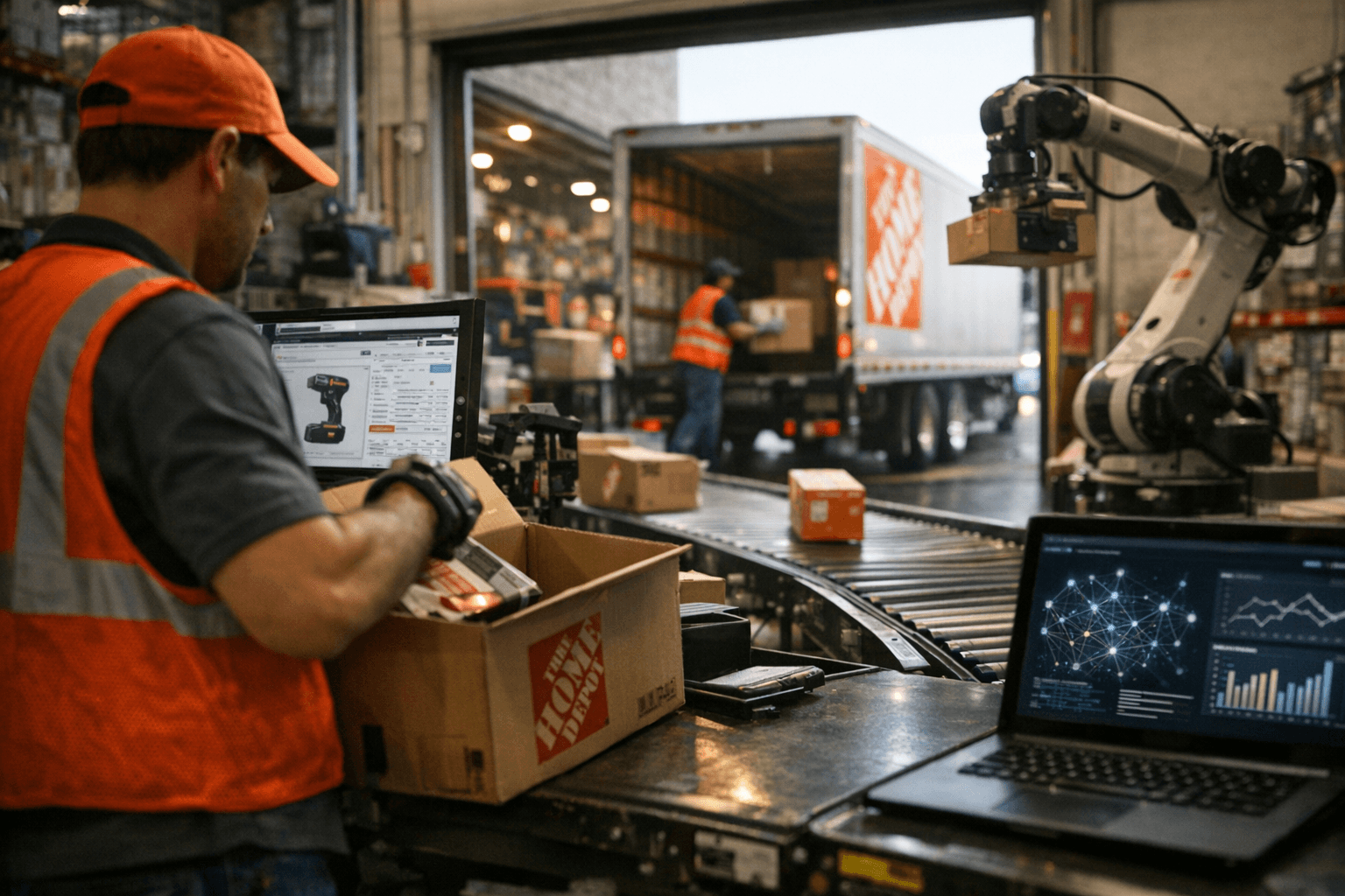 Home Depot Says Online Sales Reach $25 Billion, Accelerates AI