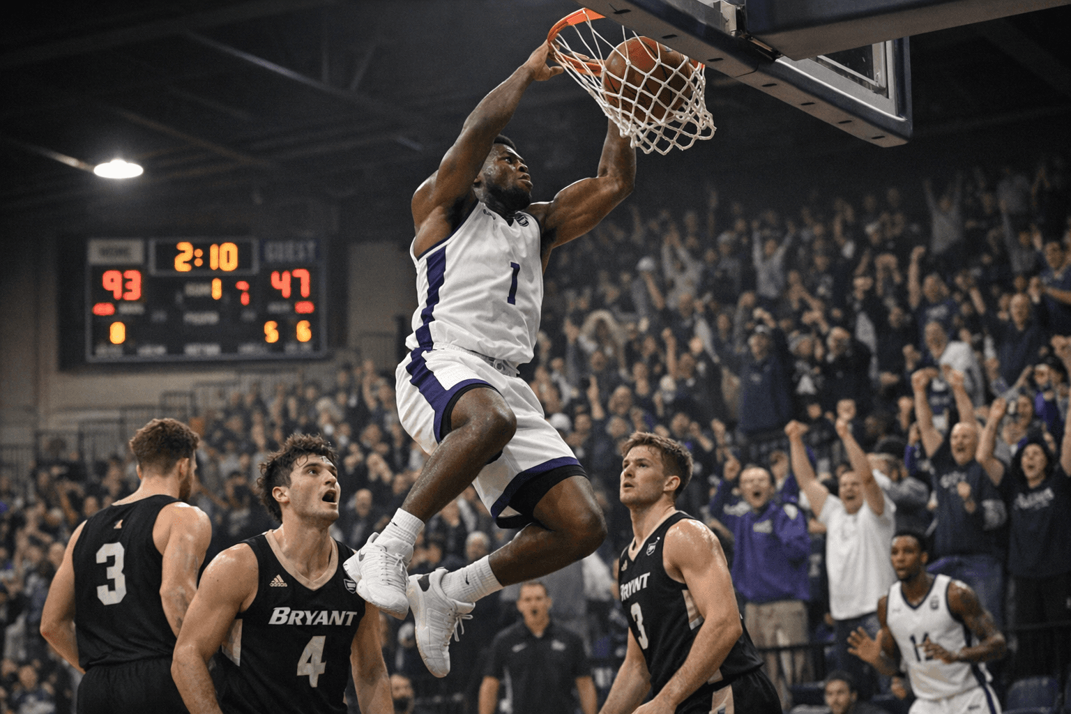 High Point Dominates Bryant, Panthers Win 93 to 47 in County Play