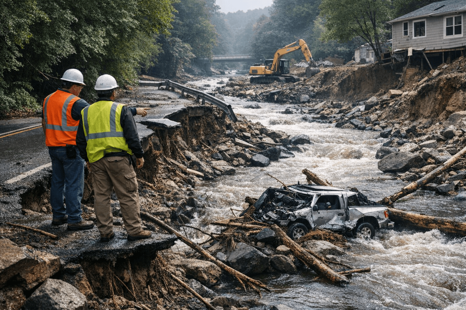 Federal Funds Approved for Buncombe Storm Repairs After Helene