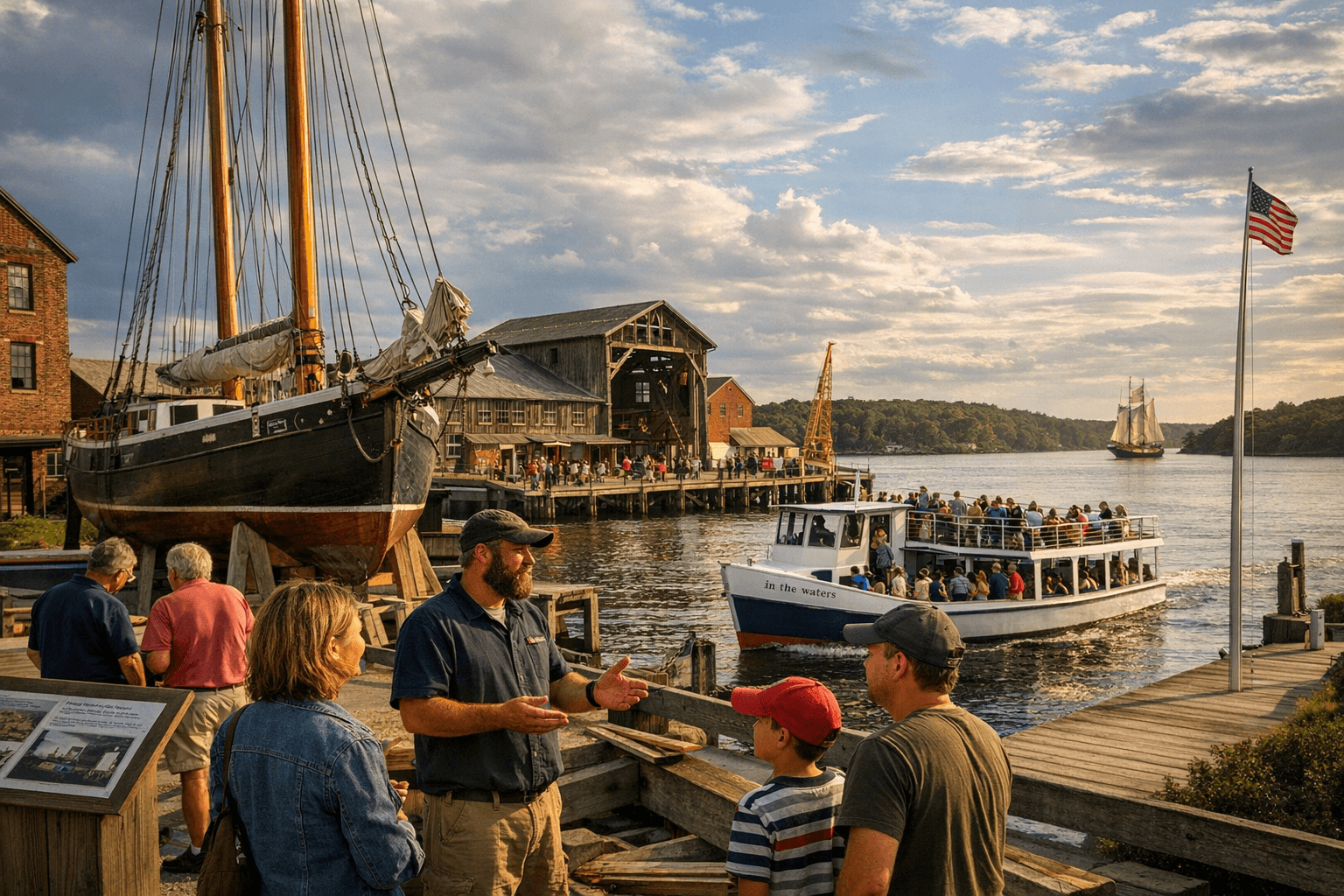 Maine Maritime Museum draws visitors to Bath, supports local economy