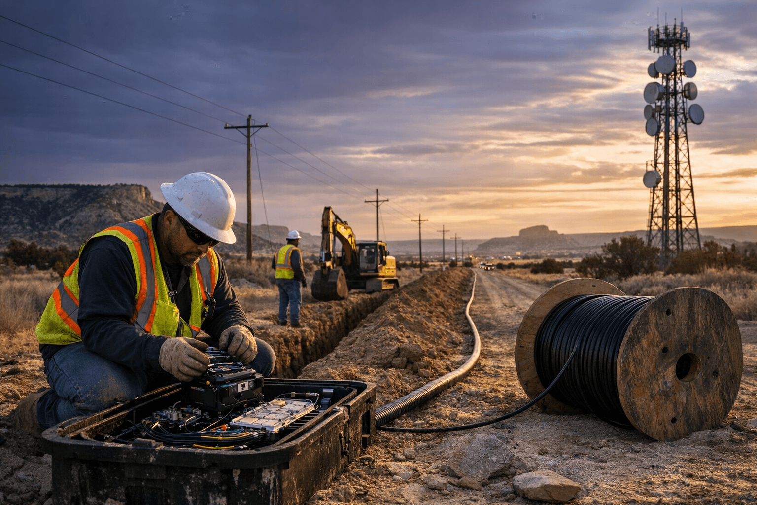 New Fiber Route Ends High Speed Outages in McKinley County