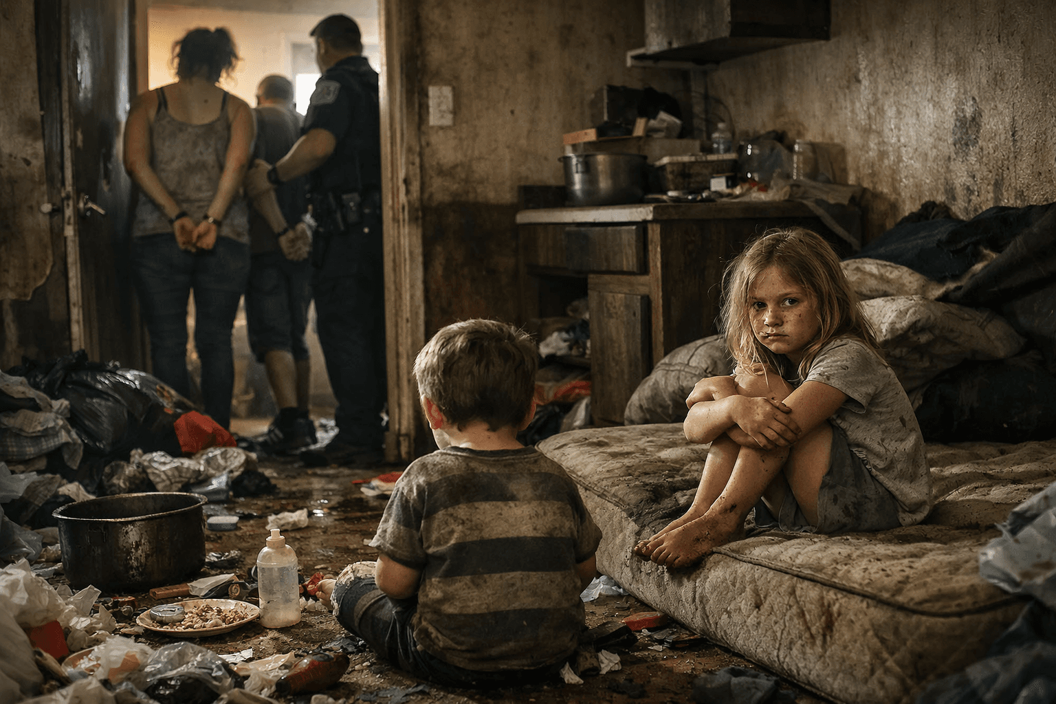 Gatesville Couple Arrested, Children Found Living in Filth