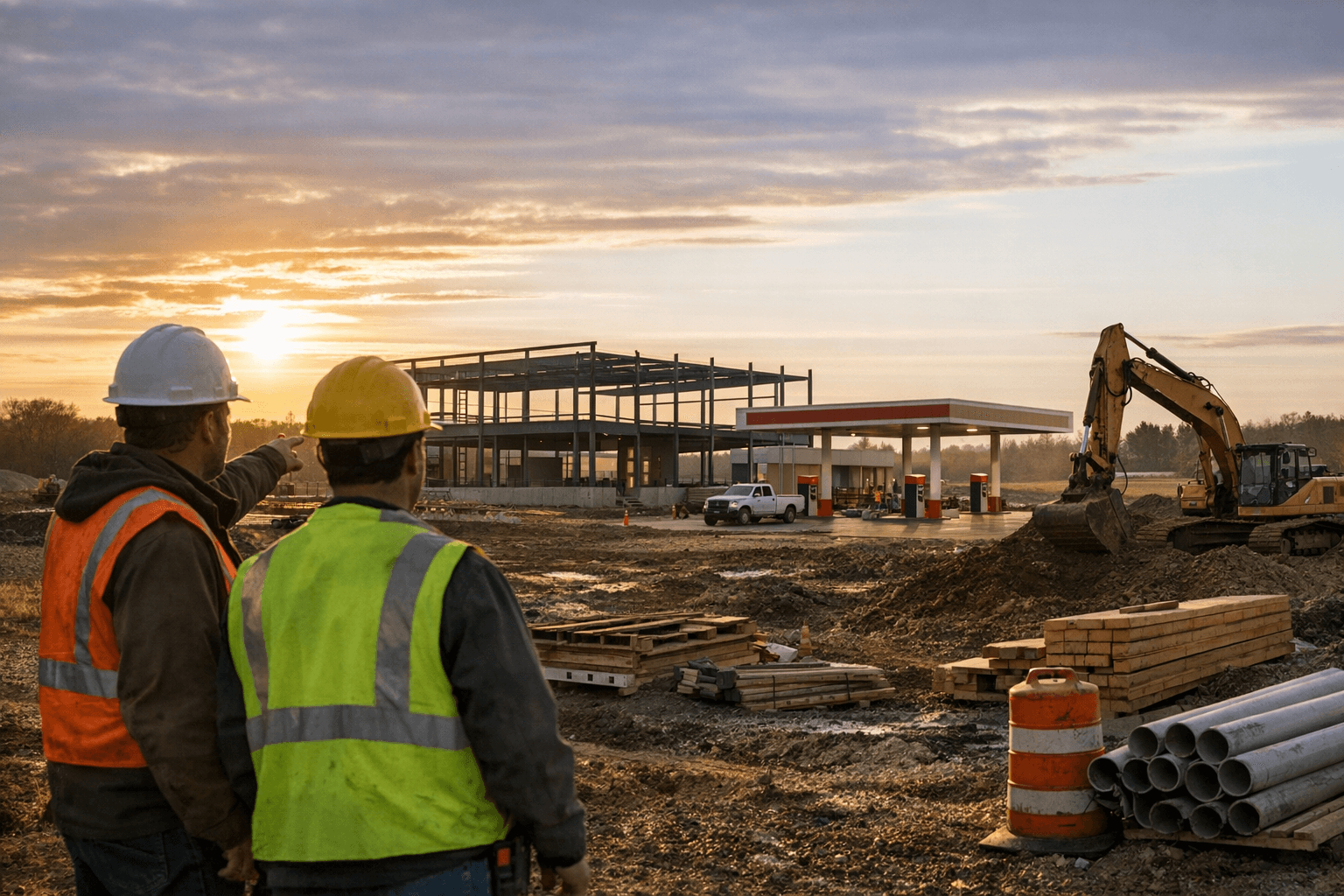 New Construction Supply and Gas Station Planned Near Perham