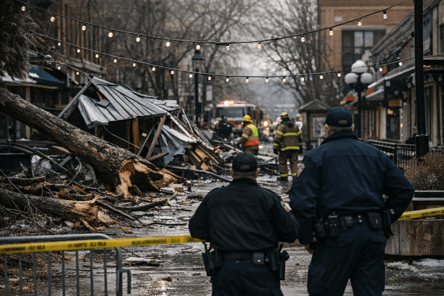 County Declares Emergency After High Wind Damage, Walking Mall Closed