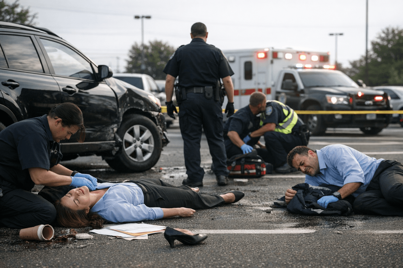 Two Coworkers Hurt After Vehicle Strikes Them in Sterling Parking Lot