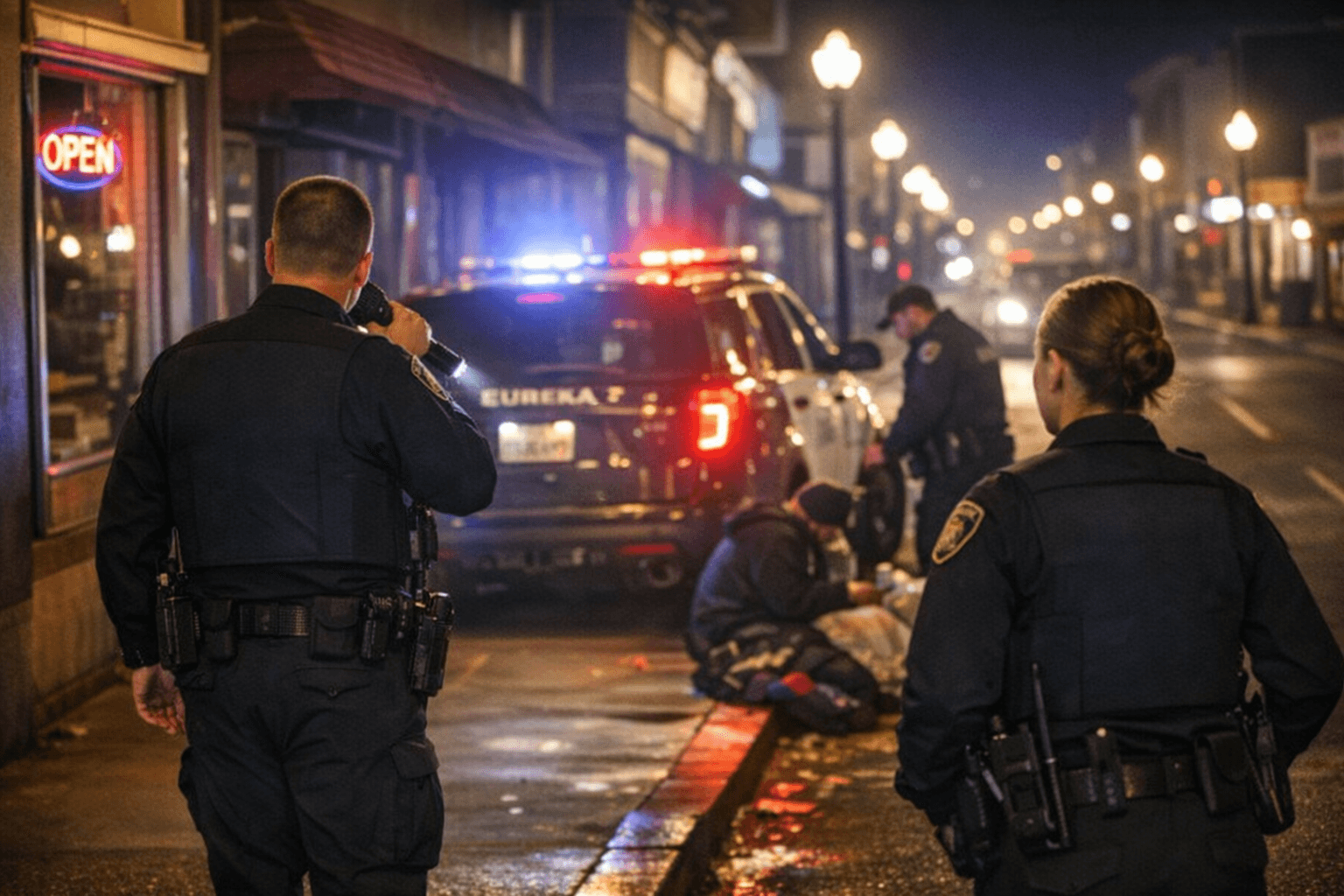 Eureka Police Responded to 46 Calls, Routine Patrols Dominate Log