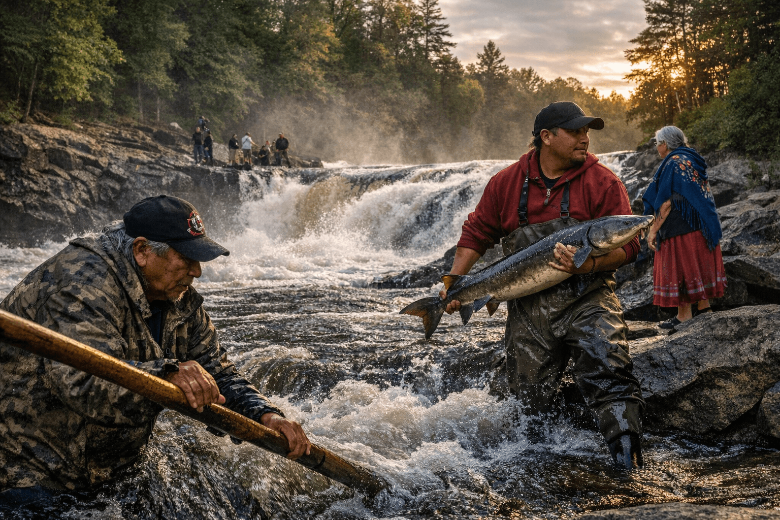 Keshena Falls, Heart of Menominee Culture and River Ecology