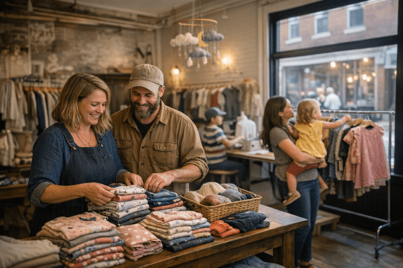 Local Kids Clothing Maker Expands, Opens Downtown Bath Storefront