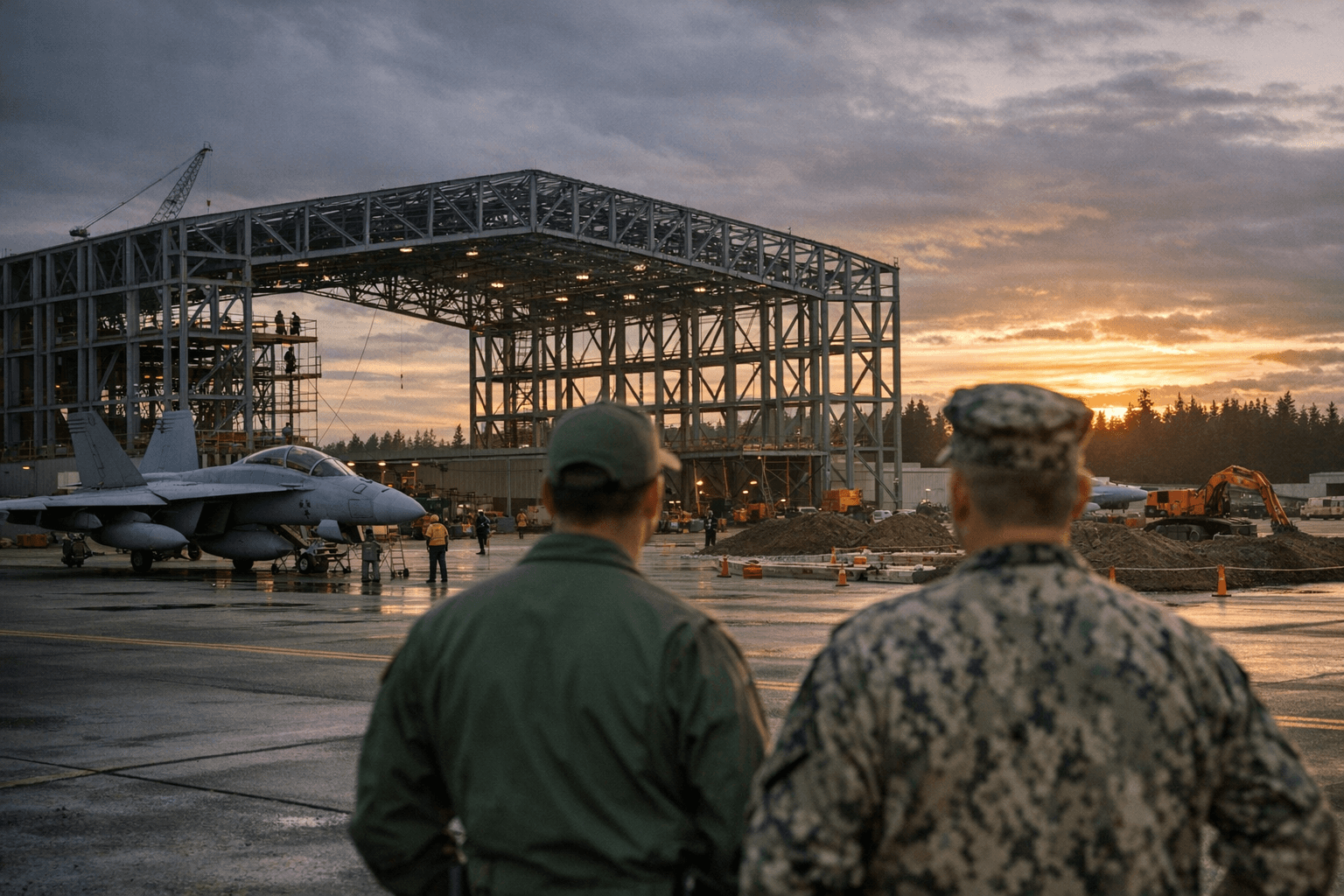Navy Proposes Large Aircraft Hangar at NAS Whidbey Island