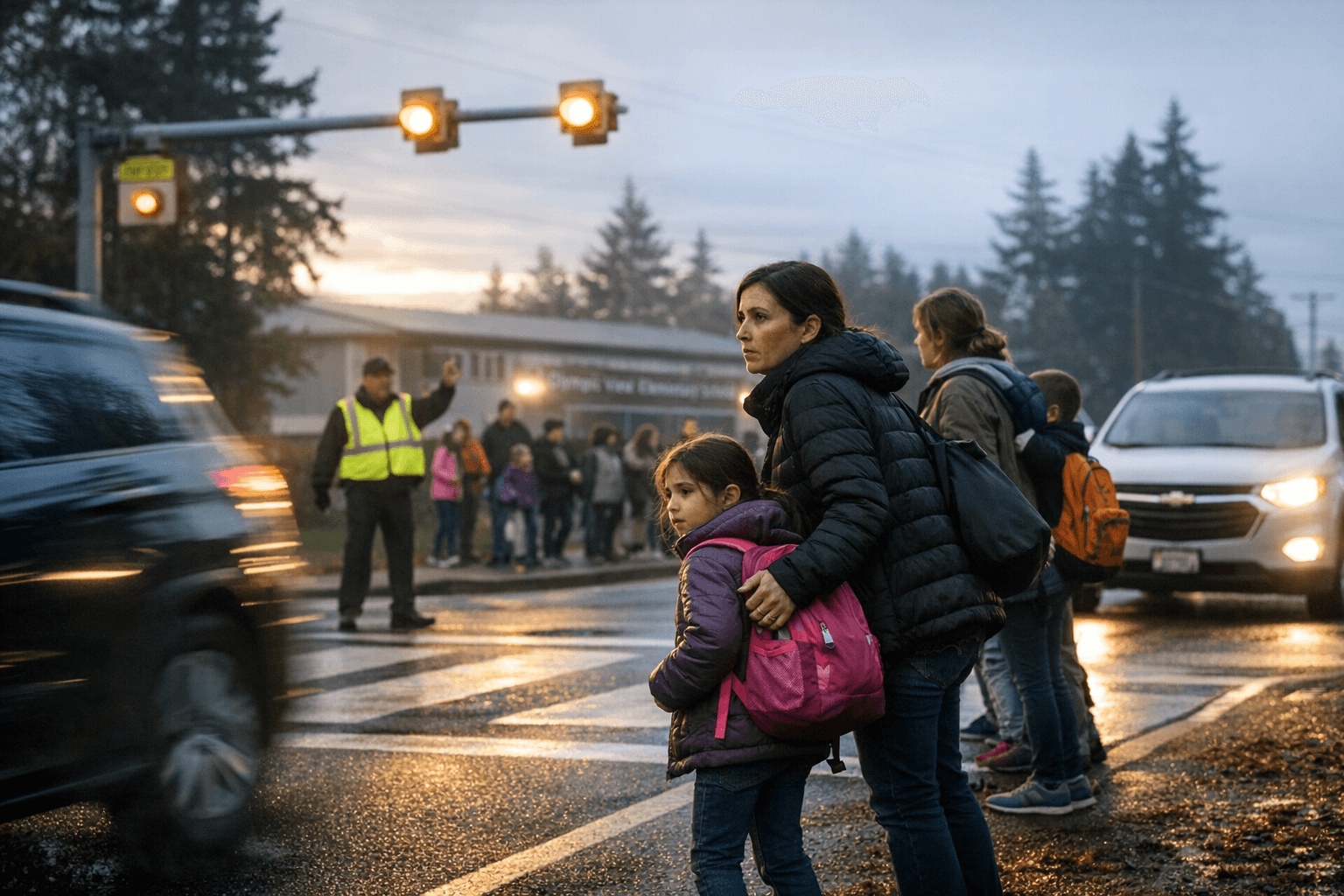 Parents Demand Safer Crossings Near Oak Harbor Elementary School