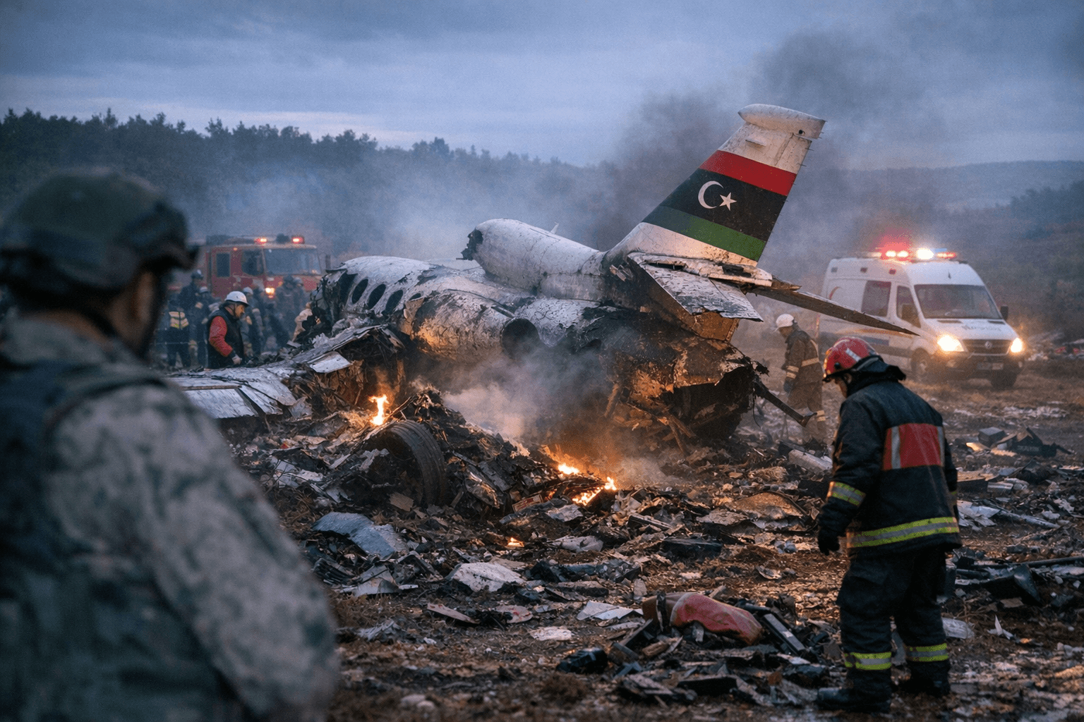 Libyan Army Chief Killed in Plane Crash Near Ankara