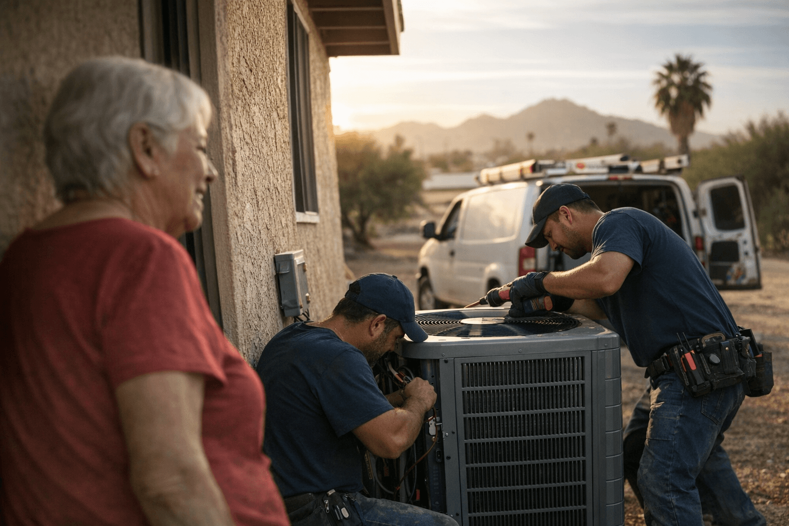 Local refrigeration company installs new air conditioning system for Yuma woman, highlights community giving