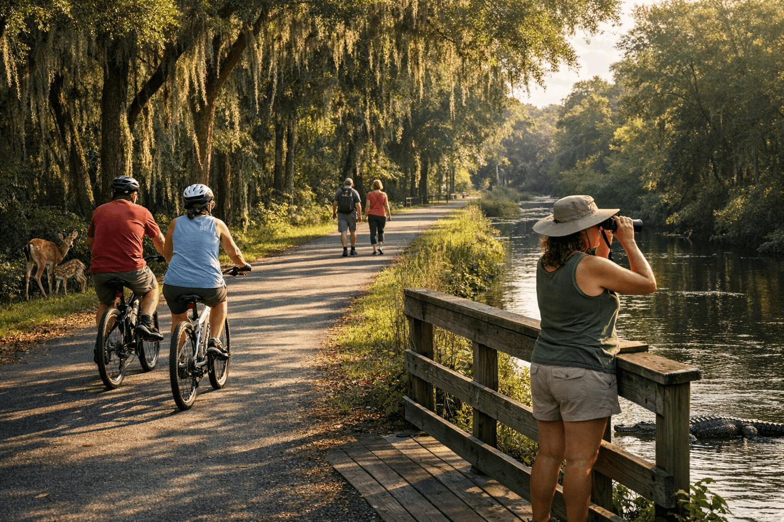 Withlacoochee State Trail Links Hernando Towns, Parks, Wildlife and Recreation
