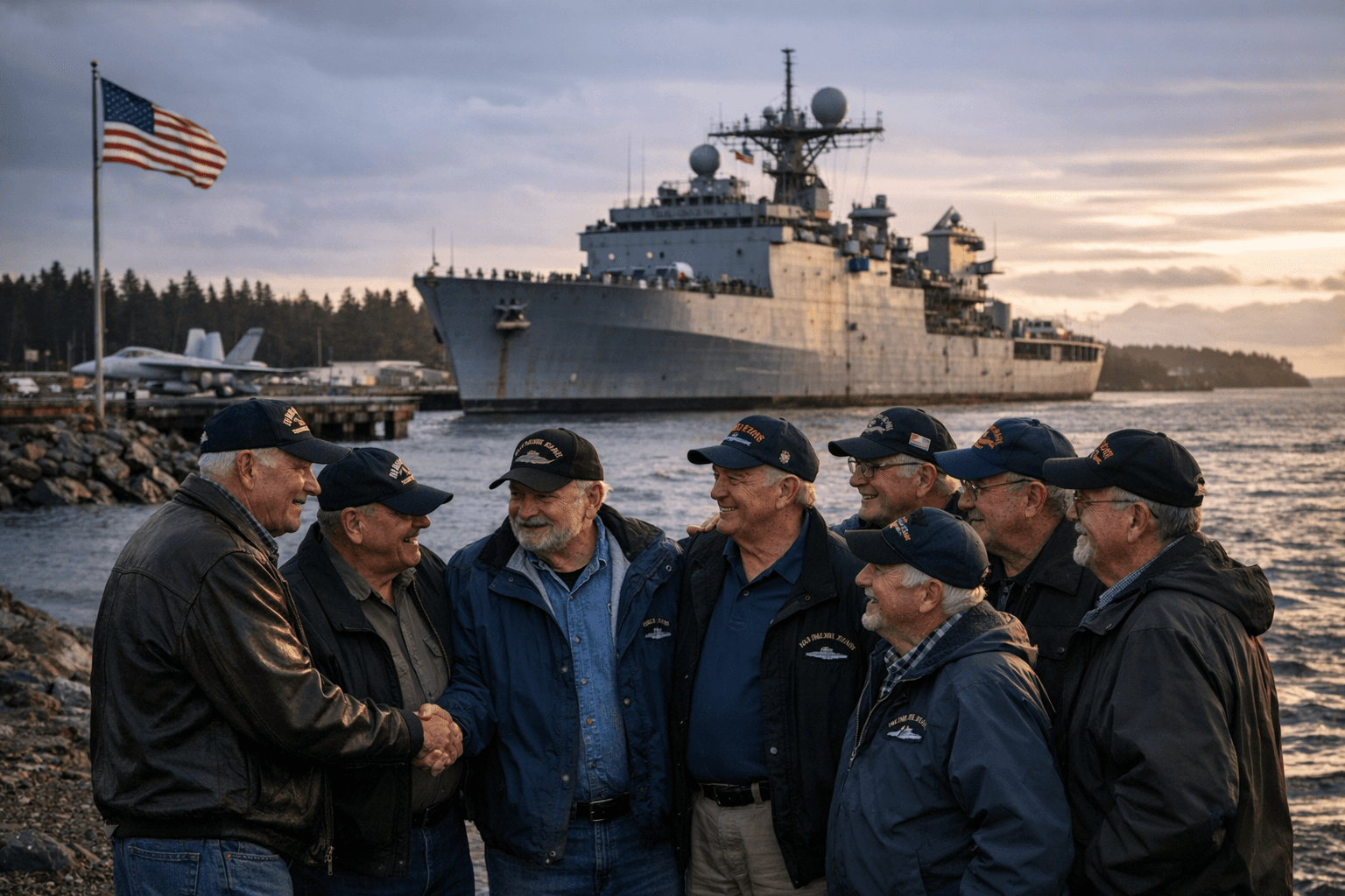 USS Whidbey Island crew reunites on Whidbey to commemorate commissioning