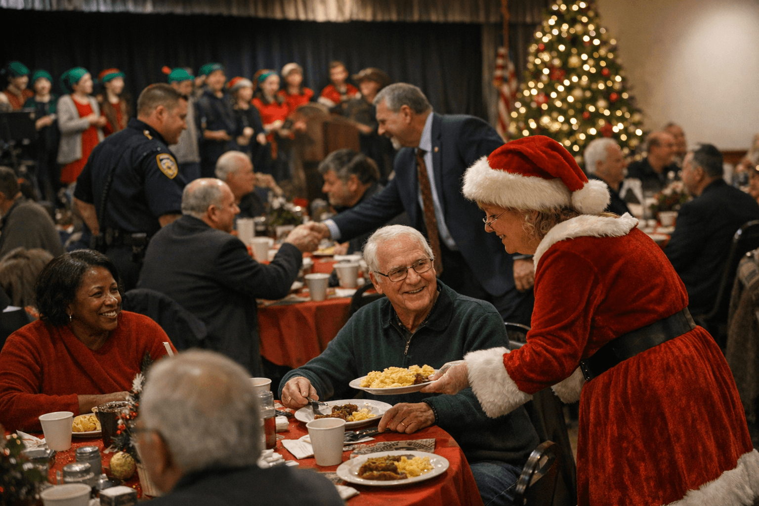 Holiday Breakfast Brings Businesses, Community Together in Brooksville