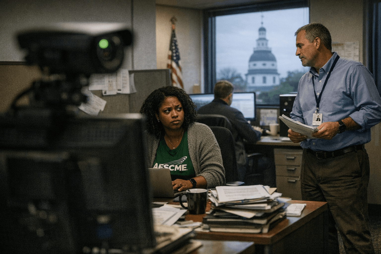 Maryland Union Files Complaints Over Surveillance Telework and Pay Policies