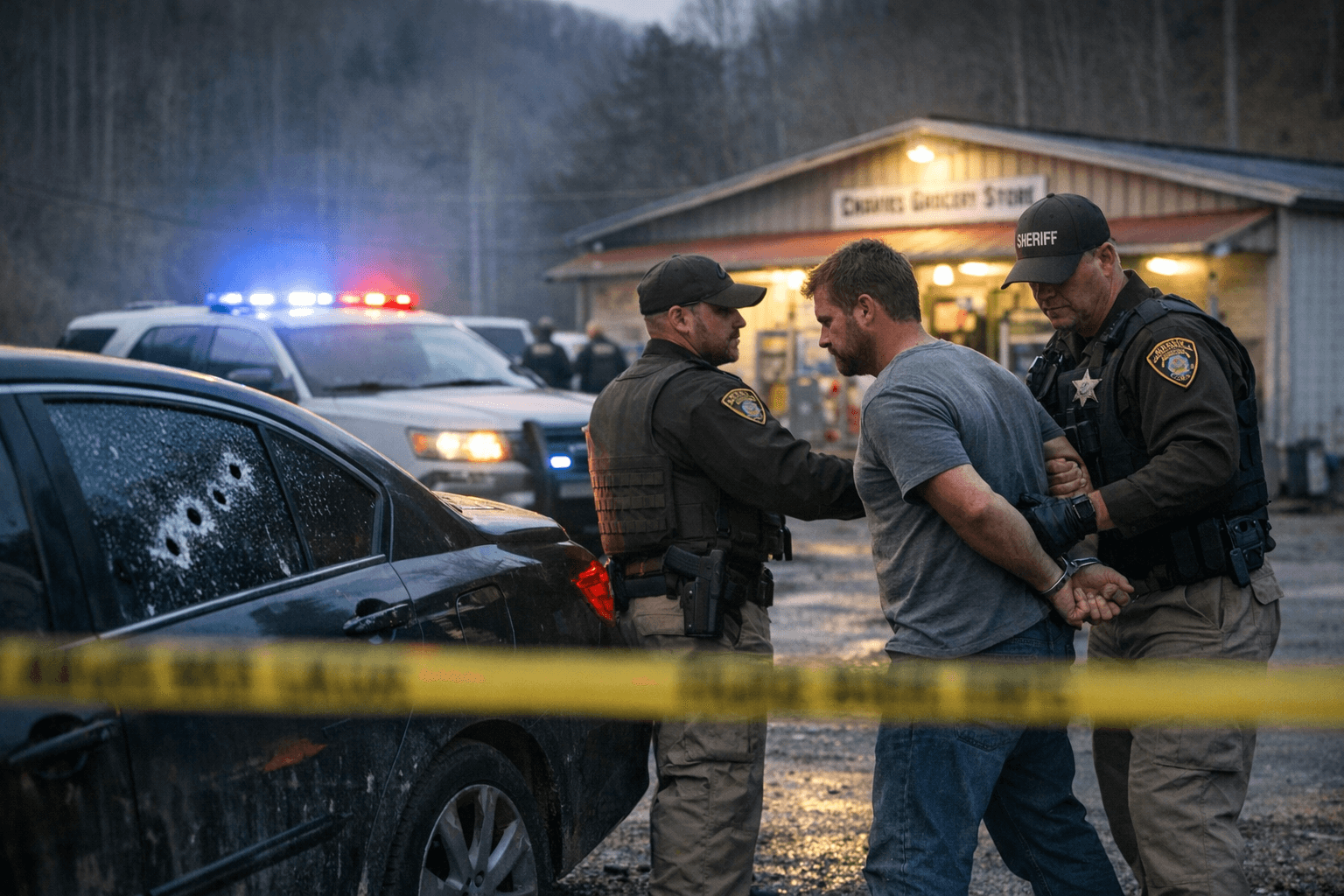 Man Arrested After Vehicle Shooting Near Chavies Grocery Store