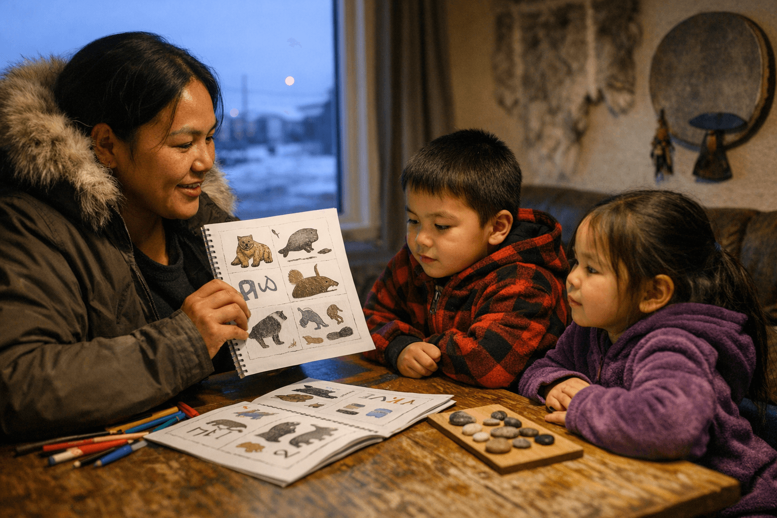 Utqiaġvik Artist Creates Iñupiaq Workbook for Young Learners