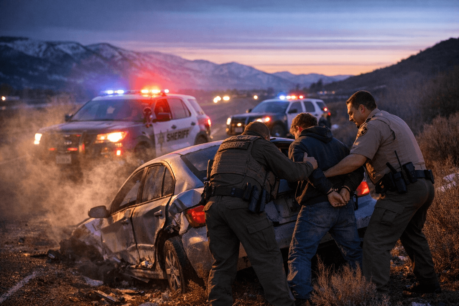 Driver Spurs Chase in Coalville, Deputies Arrest Suspect After PIT