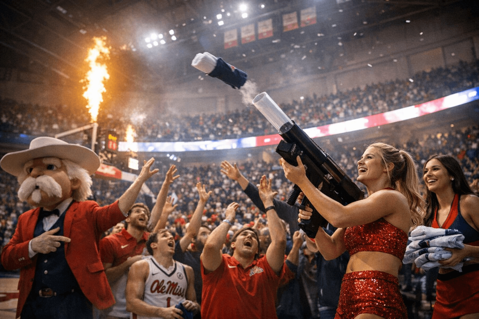 Ole Miss expands game day entertainment, ramps up fan giveaways