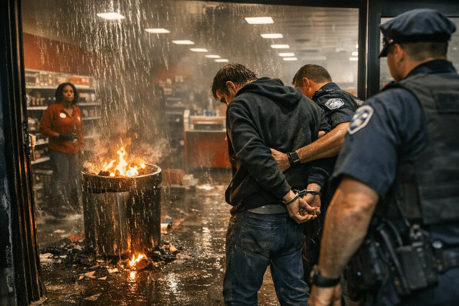 Man Arrested After Fire Set Inside Target Express Uptown