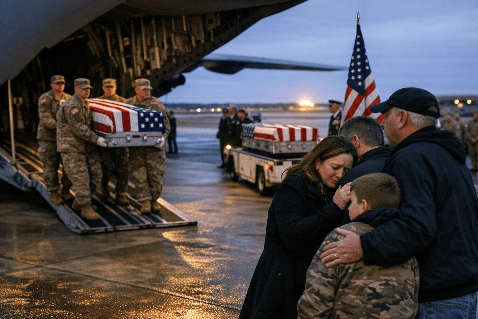 Iowa National Guard Soldiers Killed in Syria Returned Home, Families Honored