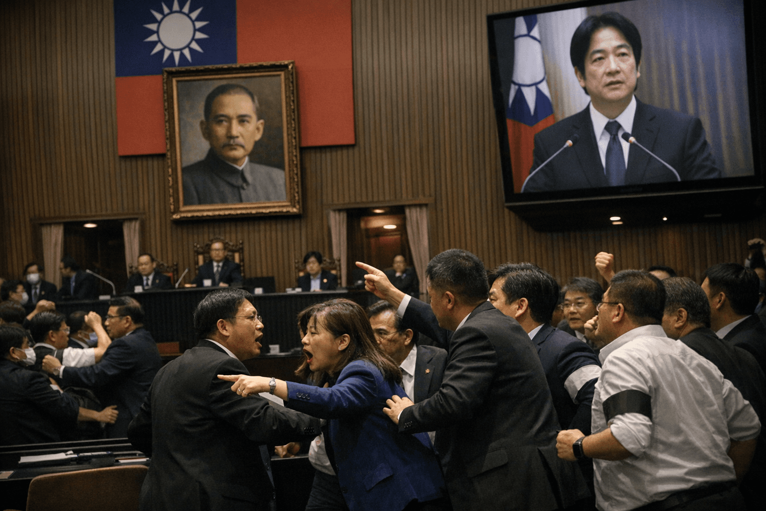 Taiwan legislature approves motion, sets timetable for impeachment proceedings