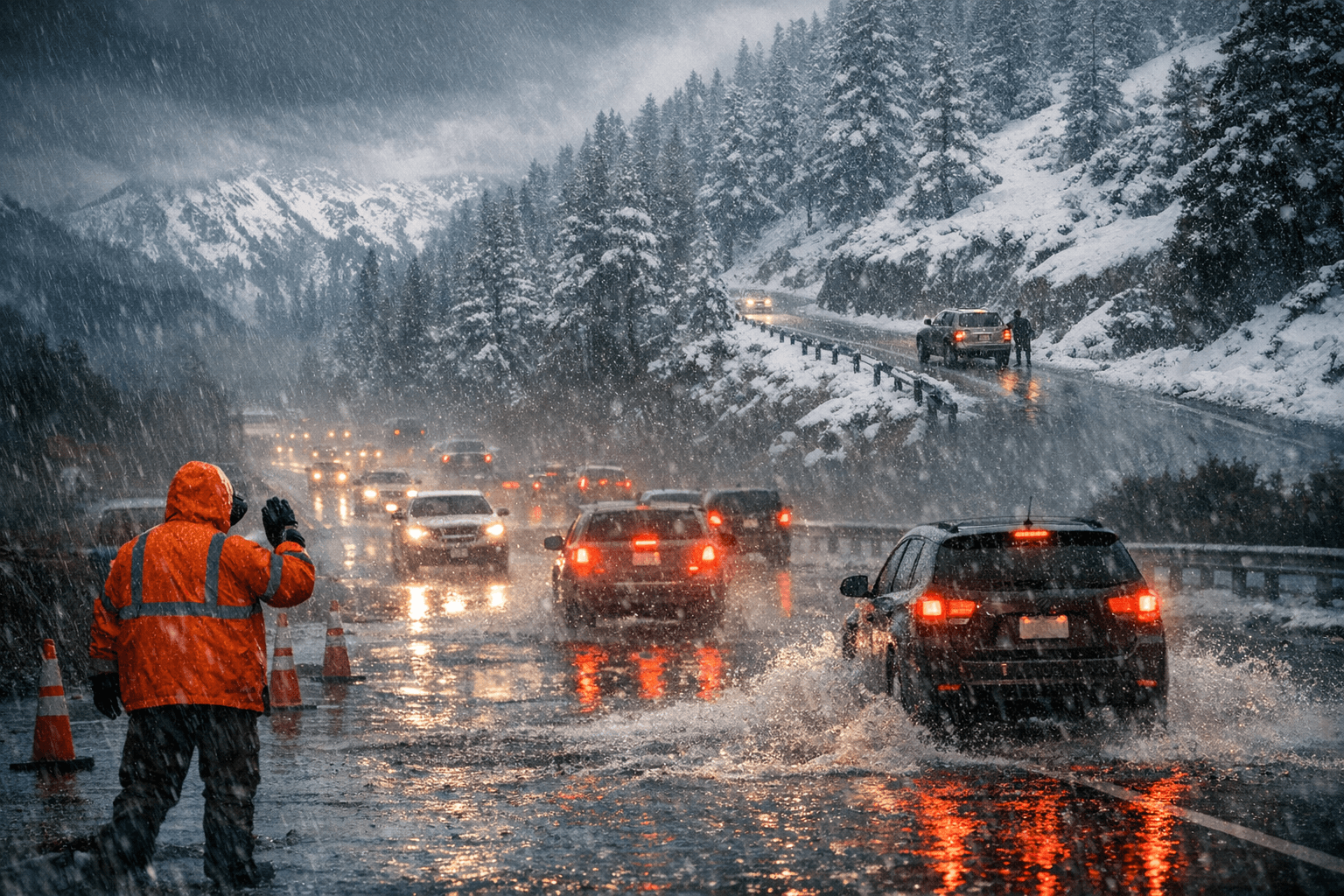 Forecast warned of heavy rain, mountain snow and travel impacts for Fresno County