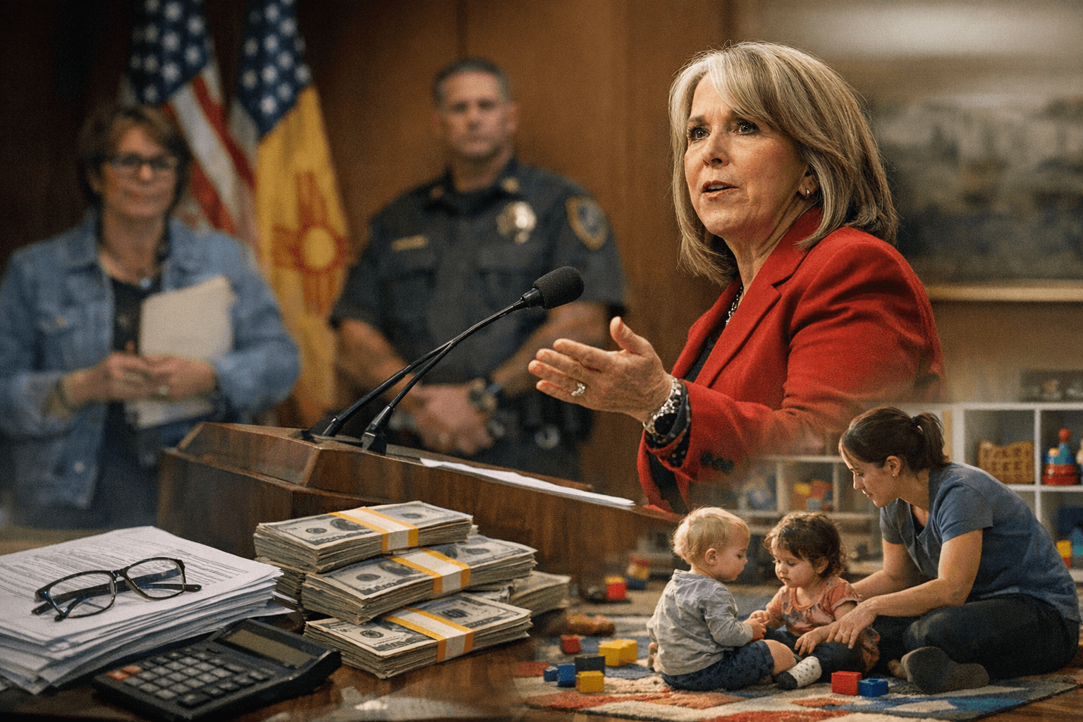 Governor Unveils $11.3 Billion Budget, Raises Pay, Funds Child Care