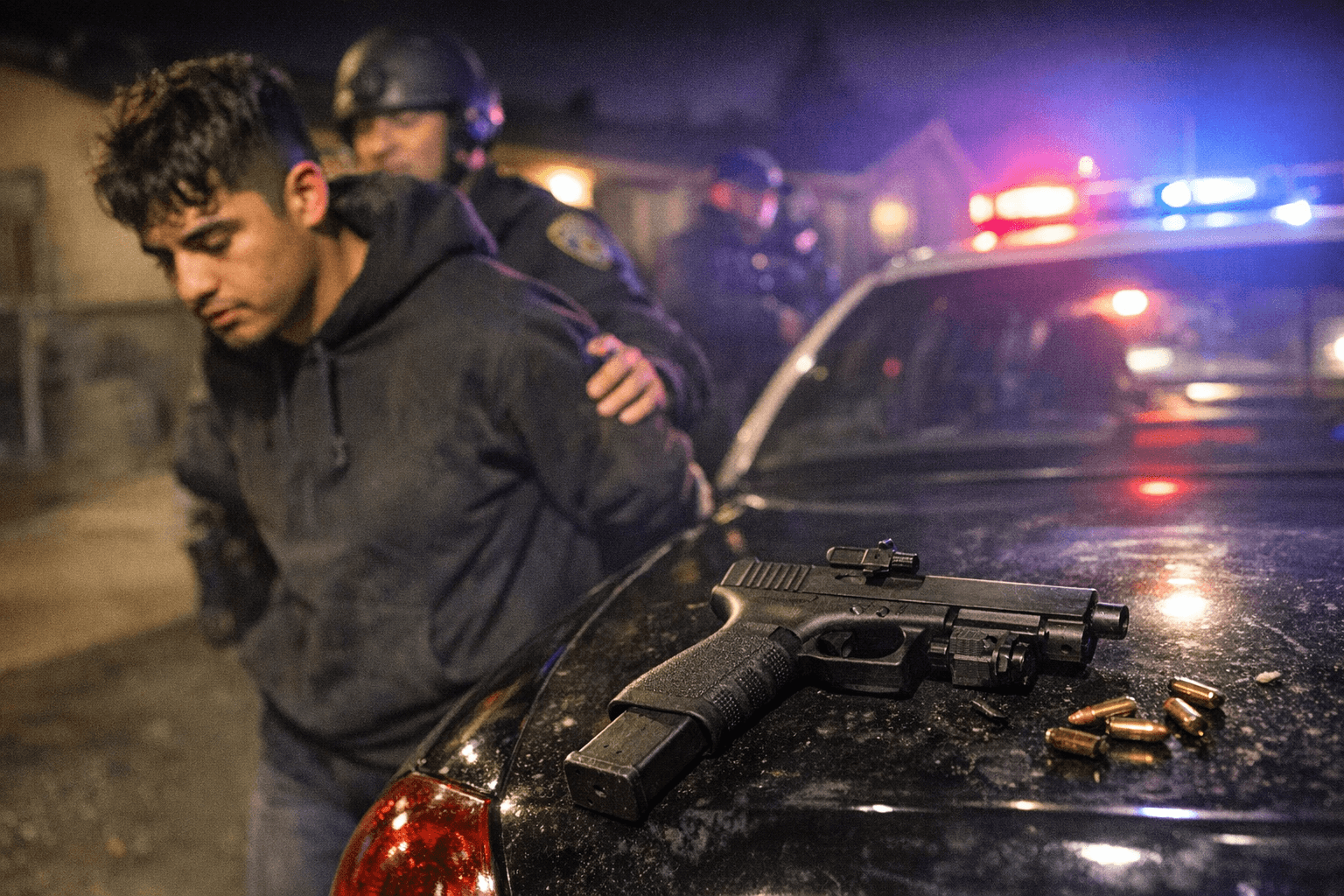 Clovis Man Arrested After Officers Seize Modified Automatic Handgun