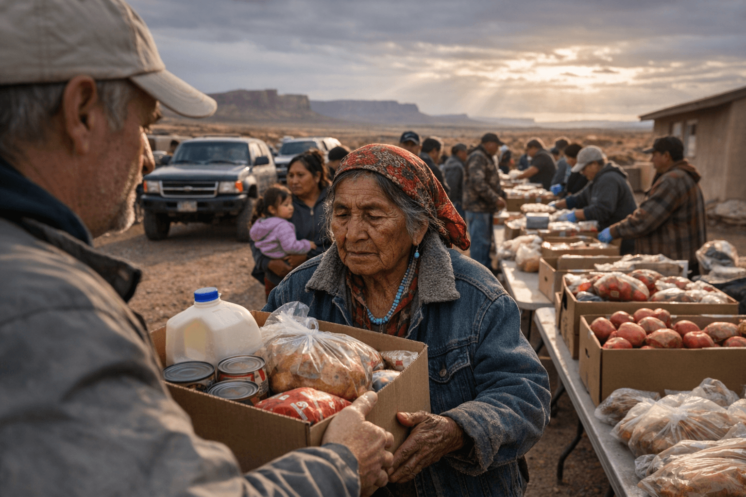 Food Distribution in Greasewood Springs Exposes Ongoing Food Access Crisis