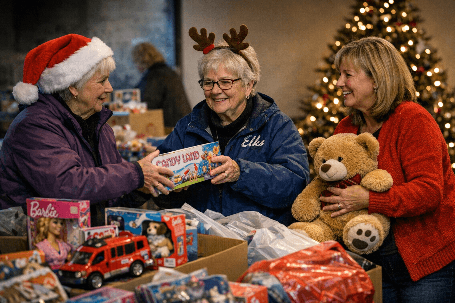 Elkettes Donate Toys and Funds, Boost Holiday Support in Jamestown