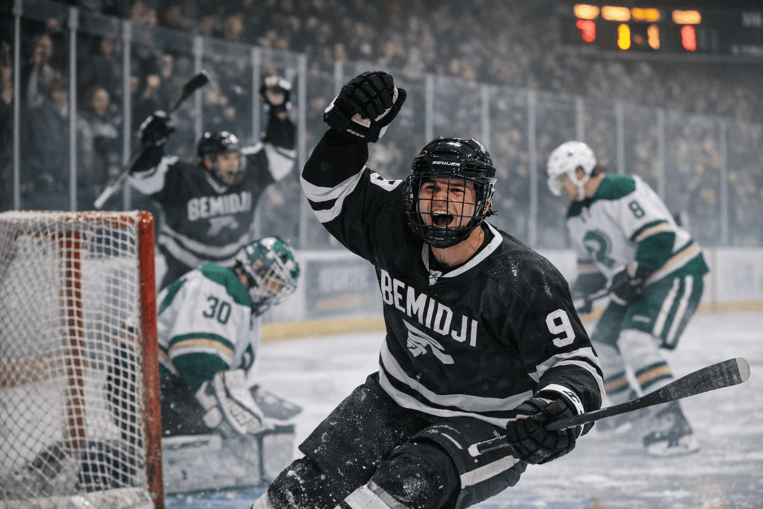 Bemidji Lumberjacks Score Balanced Offense in 6, 1 Win