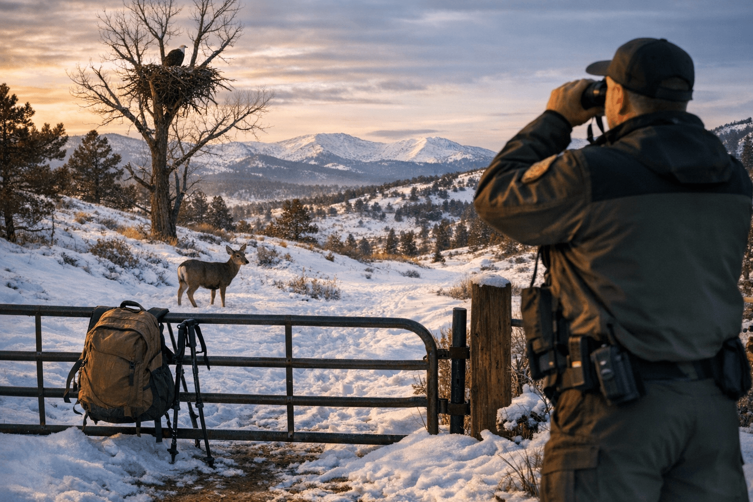 Backcountry Wilderness Area Wildcat Trails Closed for Wintering Wildlife