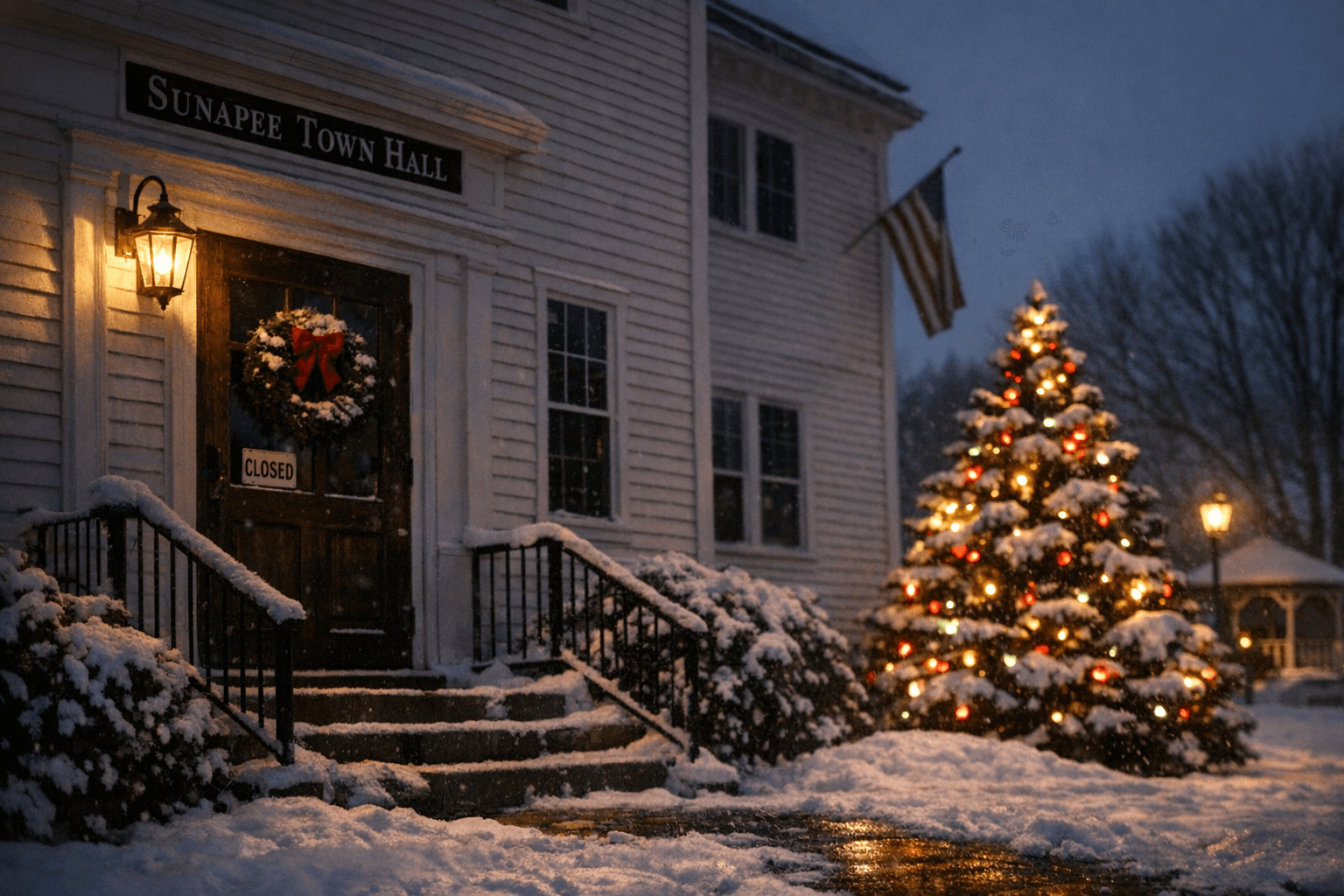 Sunapee Town Hall Closed for Christmas, Selectboard Returns January 5