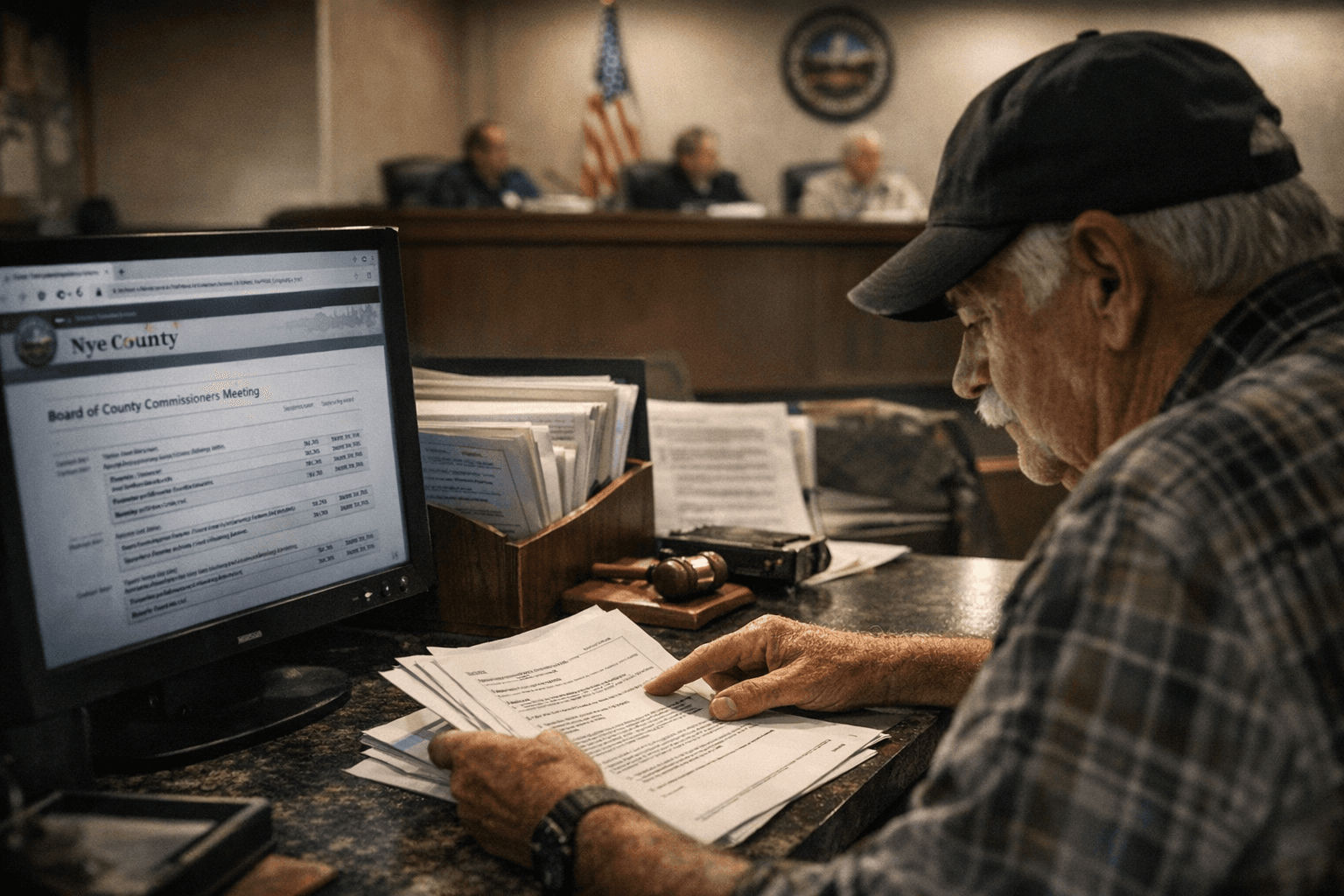 How Nye County Posts Meeting Agendas, Materials and Participation Rules