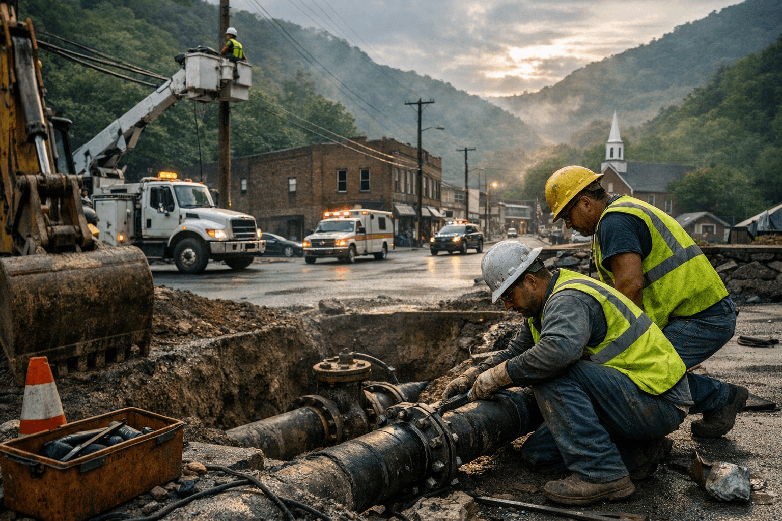McDowell County Service Map, Town Contacts and Infrastructure Priorities