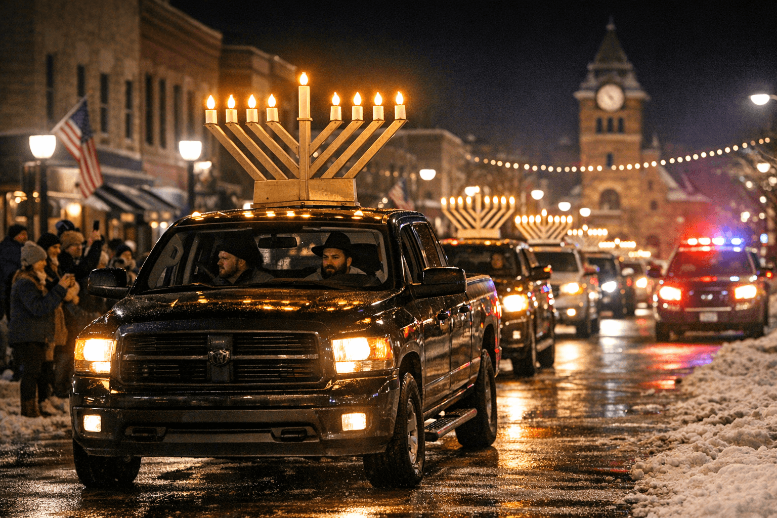 Laramie Holds First Menorah Parade, Signals Growing Community Visibility