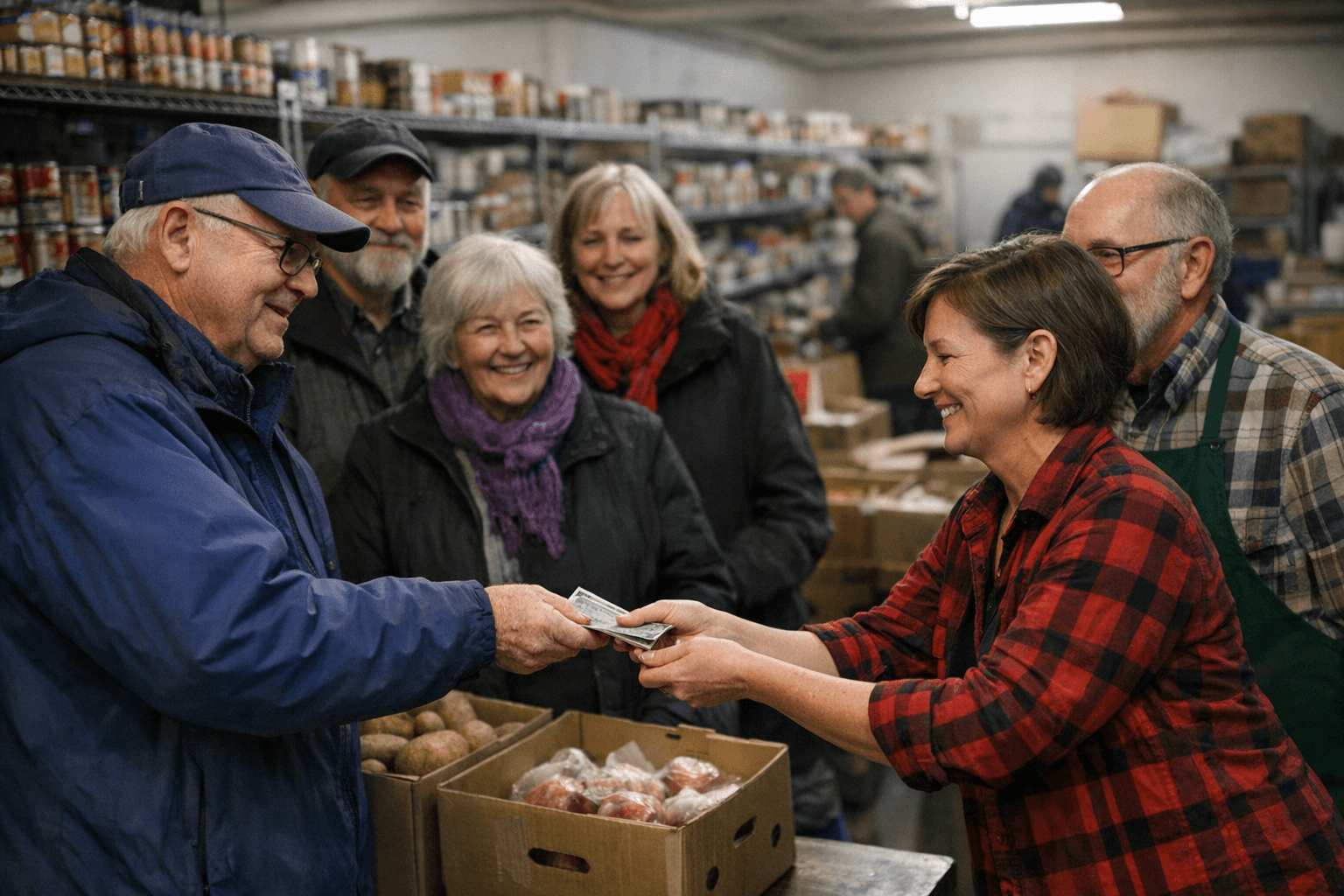 Beltrami DFL Donates to Bemidji Food Shelf, Signals Civic Engagement