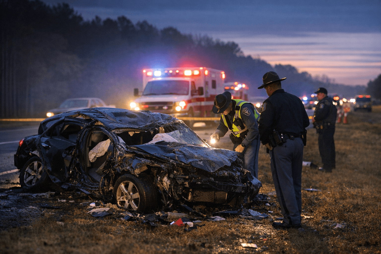 Passenger Dies After Early Morning Crash Near Pine Level