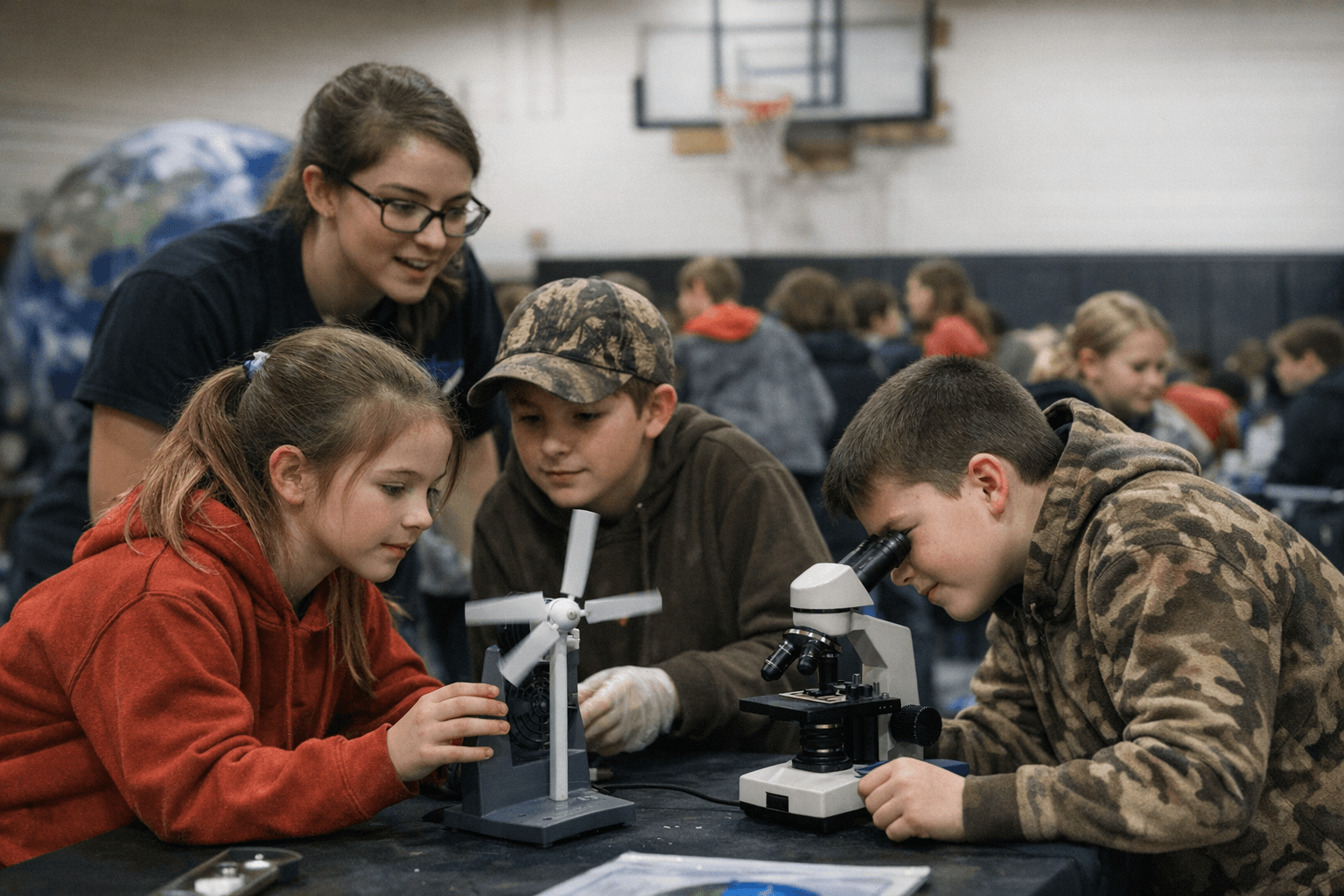 COSI Road Show Brings Hands On STEM to Vinton County Students