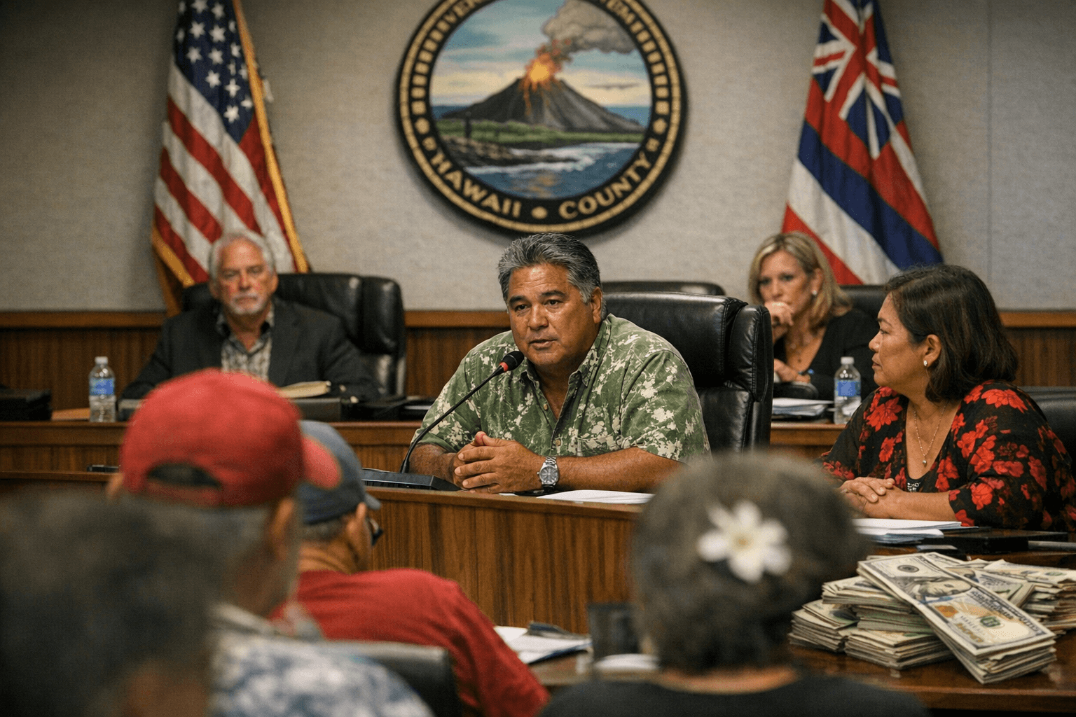 Hawaii County Approves 15 Percent Raise for Top Officials