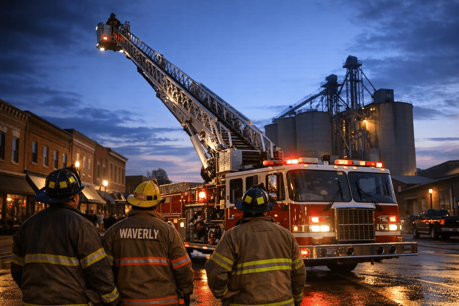 Waverly Acquires First Ladder Truck, Boosts Downtown Fire Response