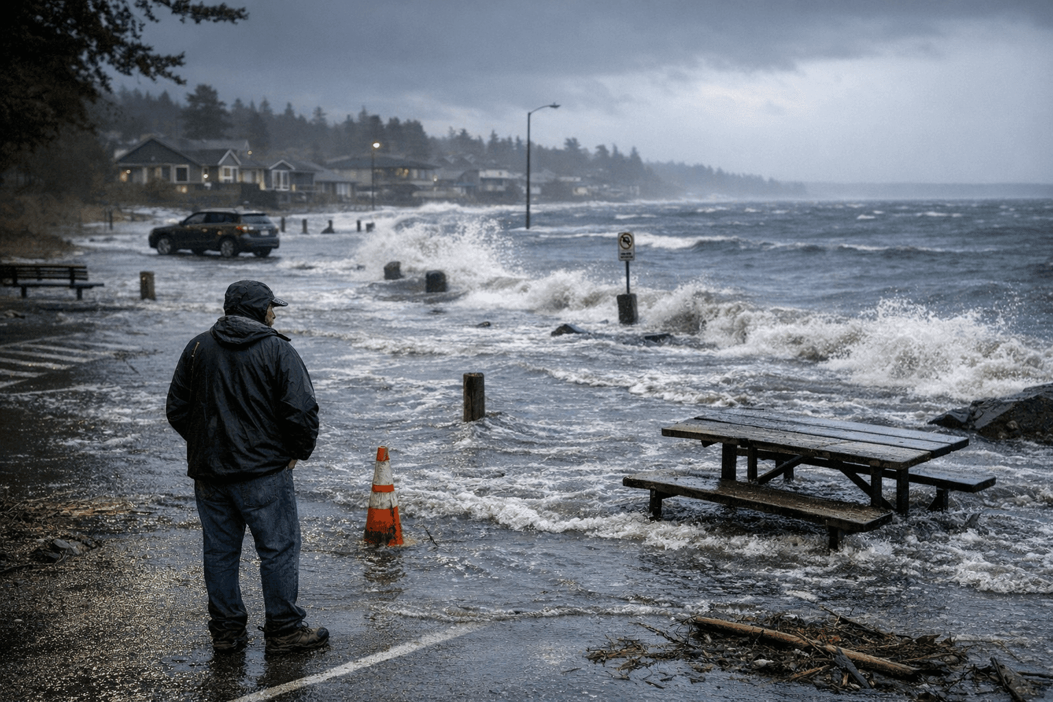 Minor Coastal Flooding Alerts Affected Island County Shorelines