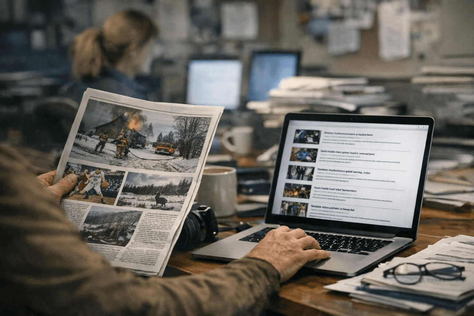 Local Paper Compiles February Highlights, Provides Direct Links