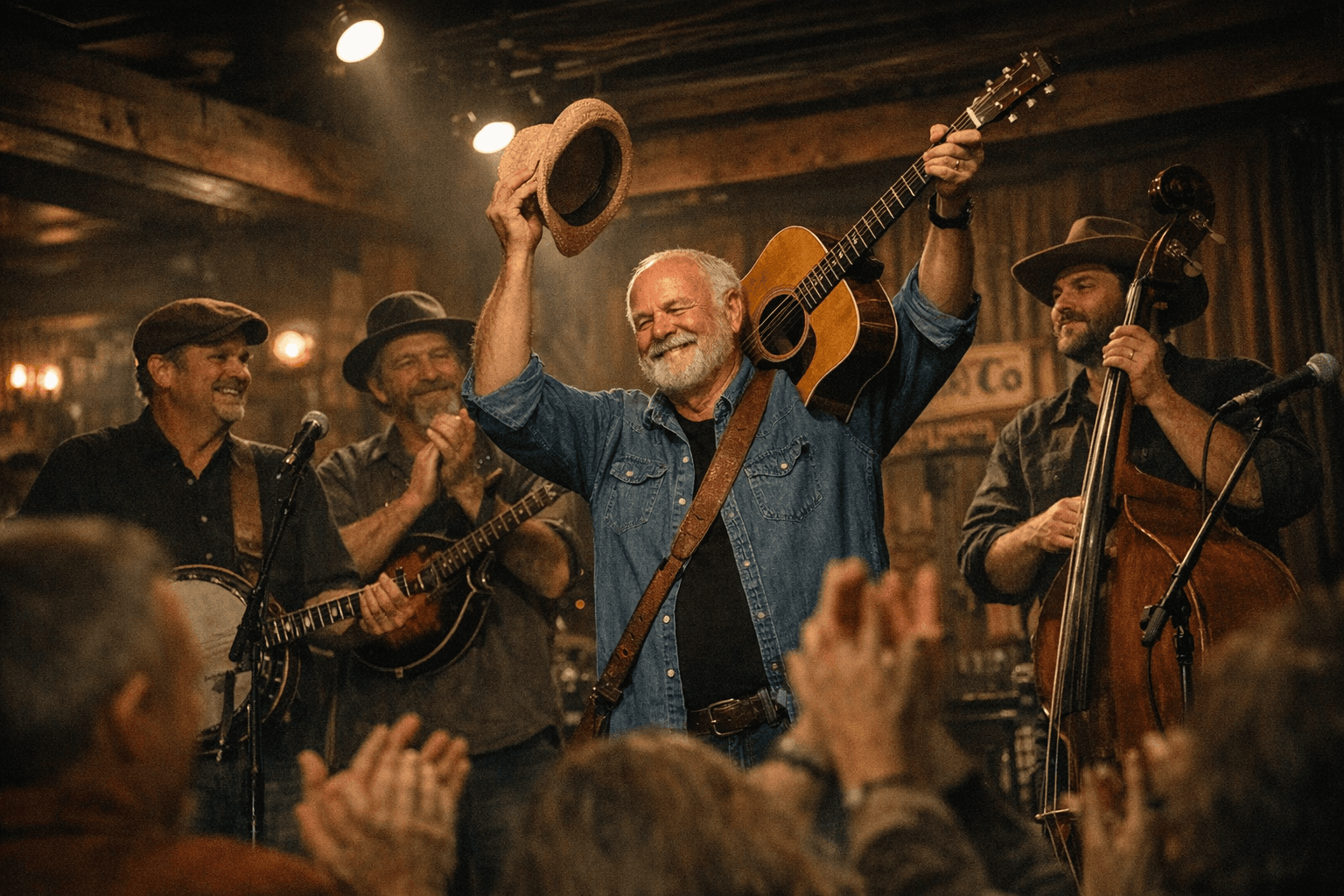 Local bluegrass band celebrates 500 shows, guitarist retires after finale