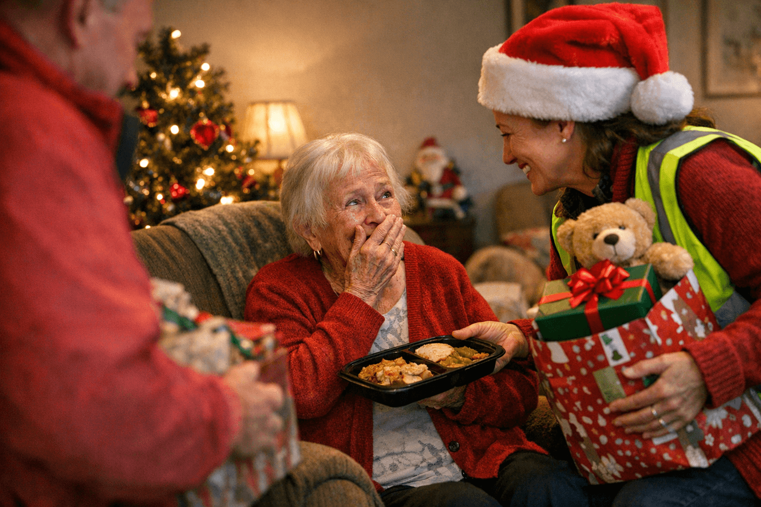 Hundreds of Seminole Seniors Receive Meals and Gifts on Christmas