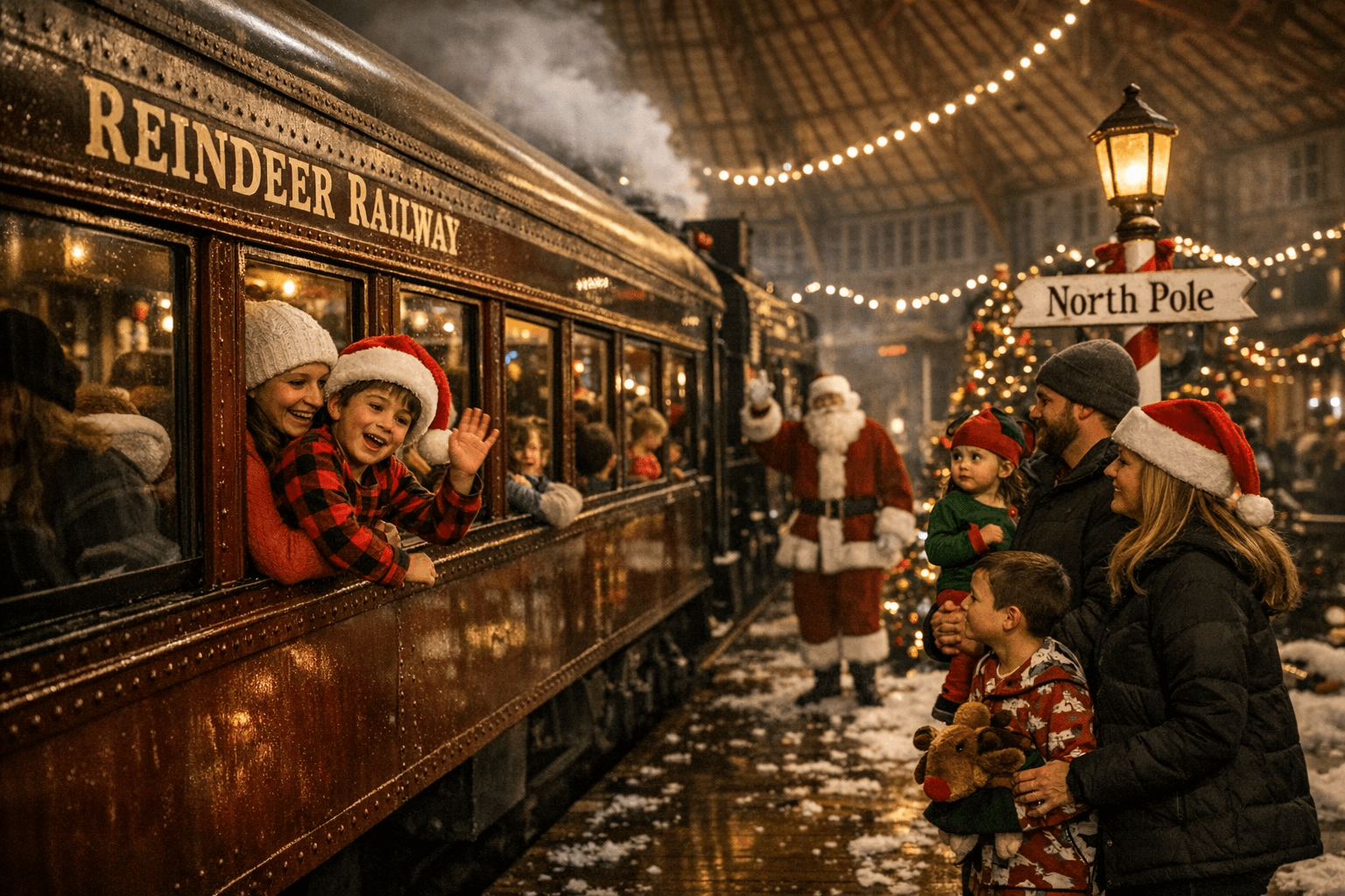 Families Turn Out for Night in the North Pole at B&O