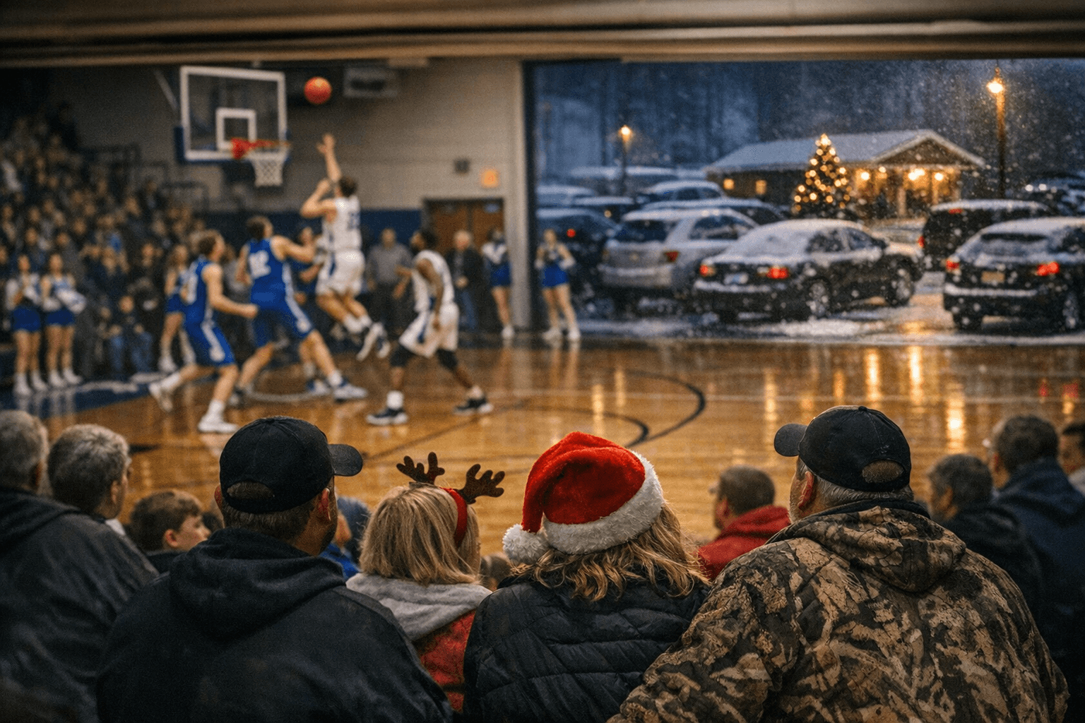 Booneville Schools Close for Christmas, Basketball Games Draw Local Fans